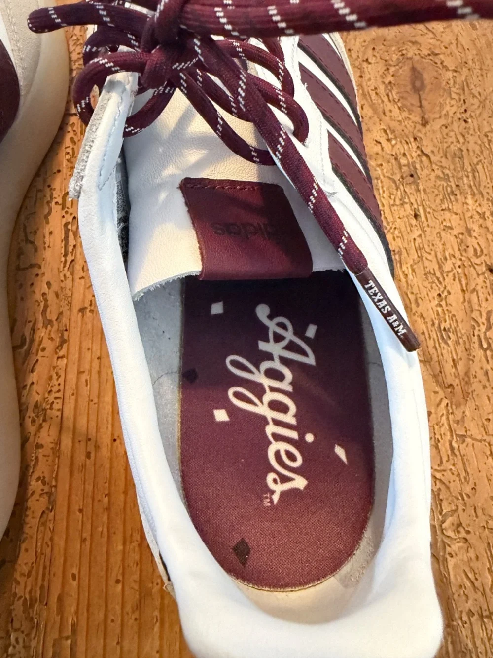 Adidas Maroon & White Barreda Decode Confetti Shoes Men 8/Women's 9.5